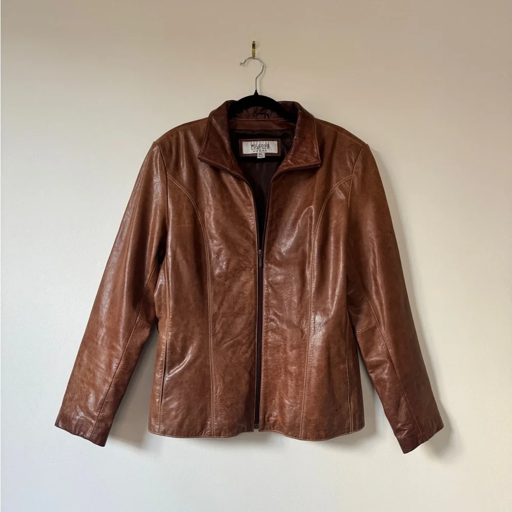 Vintage Wilson leather jacket - Picture 1 of 6